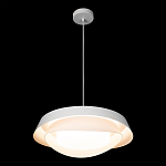 Подвесной светильник круглый белого цвета из металла Vita Cuna варинант исполнения - 6 | Loft Concept в Уфе