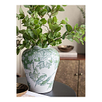 Ваза с зелеными цветочными и птичьими мотивами Vase Inspired by Nature варинант исполнения - 5 | Loft Concept в Уфе