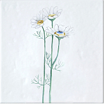 Плитка с узором Ромашки варинант исполнения - 2 | Loft Concept в Уфе