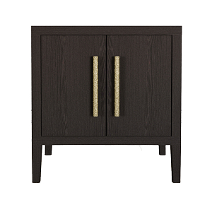 Тумбочка Primo с дверцами шпон темный орех