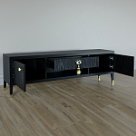 TV-тумба Дизайнерская Elsa Dreams Black варинант исполнения - 3 | Loft Concept в Уфе
