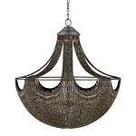 Люстра в форме колокола с декором из тонких железных нитей Jagged Pattern варинант исполнения - 4 | Loft Concept в Уфе