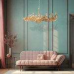 Люстра с абажуром оформленным в виде стаи бабочек Eternal Butterflies варинант исполнения - 4 | Loft Concept в Уфе