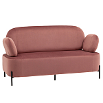 Диван в велюровой обивке цвета пыльная роза COLOR BLOCK варинант исполнения - 1 | Loft Concept в Уфе