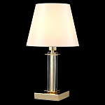 Настольная лампа с белым тканевым абажуром в форме конуса Laurent варинант исполнения - 7 | Loft Concept в Уфе