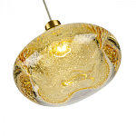 Подвесной светильник с прозрачным стеклянным плафоном округлой формы Effervia  варинант исполнения - 11 | Loft Concept в Уфе