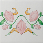 Плитка дизайнерская Сила в лимонах варинант исполнения - 2 | Loft Concept в Уфе