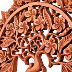 Панно из дерева круглое Sakura Panel With Trees варинант исполнения - 2 | Loft Concept в Уфе