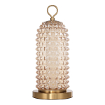 Настольная лампа с факутрным стеклянным плафоном Sonora варинант исполнения - 2 | Loft Concept в Уфе