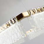 Светодиодная люстра с рельефным стеклом ICE GLASS 70 варинант исполнения - 4 | Loft Concept в Уфе