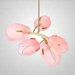 Дизайнерский Светильник Lilly Pink Tulip Lamp розовый плафон  варинант исполнения - 5 | Loft Concept в Уфе