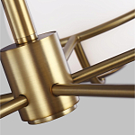 Люстра с 5-ю белыми шарообразными плафонами в сферические каркасах Feiss варинант исполнения - 3 | Loft Concept в Уфе