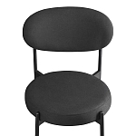 Стул мягкий Alfie Chair черный варинант исполнения - 5 | Loft Concept в Уфе