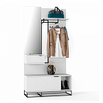 Вешалка настенная белая Strict Lines варинант исполнения - 2 | Loft Concept в Уфе