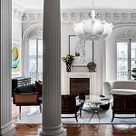 Подвесной светильник с белым фигурным абажуром и мягкими волнистыми краями Cloud Motion  варинант исполнения - 19 | Loft Concept в Уфе