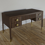 Письменный стол с 4-мя ящиками Elsa Dreams Walnut варинант исполнения - 1 | Loft Concept в Уфе