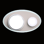 Бра овальной формы белого цвета с 2-мя лампами Lunar Pebbles варинант исполнения - 3 | Loft Concept в Уфе