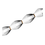 Подвесной светильник линейный в сочетании двух разных фактур стекла Enchanting варинант исполнения - 4 | Loft Concept в Уфе