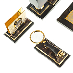 Настольный письменный набор из яшмы и долерита в подарочной упаковке Manager Organizer варинант исполнения - 7 | Loft Concept в Уфе