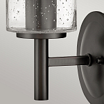 Бра с плафоном в форме цилиндра из прозрачного стекла с пузырьками Hinkley варинант исполнения - 9 | Loft Concept в Уфе