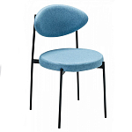 Стул металлический с мягкой спинкой и сиденьем Alfie Chair варинант исполнения - 5 | Loft Concept в Уфе