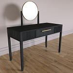 Туалетный Стол с зеркалом Primo Черный дуб варинант исполнения - 4 | Loft Concept в Уфе