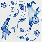 Плитка с узором Пистолеты варинант исполнения - 1 | Loft Concept в Уфе