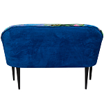 Диван двухместный из натурального бука синий с цветным принтом Impressionism in Art варинант исполнения - 2 | Loft Concept в Уфе