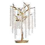 Лампа настольная со стеклянными подвесами цвет золото FAIRYTREE Light варинант исполнения - 1 | Loft Concept в Уфе