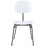 Стул на металлических ножках Travis Chair White варинант исполнения - 2 | Loft Concept в Уфе