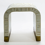 Приставной столик BONE INLAY SIDE TABLE-Cream варинант исполнения - 1 | Loft Concept в Уфе