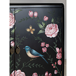 Комод деревянный Tits on flowers варинант исполнения - 7 | Loft Concept в Уфе