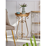 Столик приставной на фигурном подножии Magnificent Century варинант исполнения - 4 | Loft Concept в Уфе