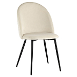 Мягкий стул в бежевом велюре Miruna Chair варинант исполнения - 1 | Loft Concept в Уфе