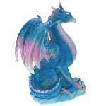 Декоративная статуэтка Дракон Blue Pink Dragon Statuette варинант исполнения - 1 | Loft Concept в Уфе