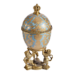 Шкатулка на величественных львах из фарфора с бронзовыми элементами Eden Garden варинант исполнения - 3 | Loft Concept в Уфе