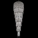 Люстра многоярусная каскадная с хрустальными подвесками Roul Crystal Light варинант исполнения - 2 | Loft Concept в Уфе