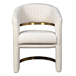 Полукресло Valbonne Chair cream velour варинант исполнения - 1 | Loft Concept в Уфе