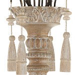 Люстра с состаренными резными элементами Big Graceful Profile варинант исполнения - 3 | Loft Concept в Уфе