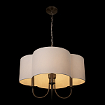 Люстра с белым текстильным абажуром Vitorino  варинант исполнения - 5 | Loft Concept в Уфе