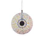 Подвесной светильник из фактурного двойного стекла Heterochromia варинант исполнения - 2 | Loft Concept в Уфе