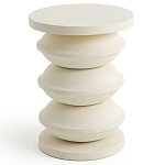 Фигурный приставной столик кремового цвета  AMORPHOUS варинант исполнения - 1 | Loft Concept в Уфе