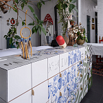 Дизайнерская кровать с системой хранения варинант исполнения - 2 | Loft Concept в Уфе