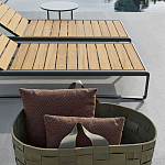 Шезлонг на металлическом каркасе с регулируемой спинкой GUELL Sunbed варинант исполнения - 4 | Loft Concept в Уфе