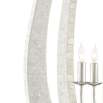 Люстра каплевидной формы покрытая перламутровой мозаикой Soft Pearl Shape варинант исполнения - 1 | Loft Concept в Уфе