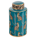 Ваза фарфоровая с крышкой Leopard Ccollection варинант исполнения - 1 | Loft Concept в Уфе