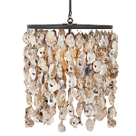 Люстра овальная с подвесками из устричных раковин Sea Ravens варинант исполнения - 2 | Loft Concept в Уфе