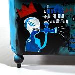 Кресло "Баския и Уорхол" Basquiat Warhol graffiti chair натуральная кожа варинант исполнения - 9 | Loft Concept в Уфе