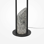 Напольный торшер светодионый черный Lumen Duo варинант исполнения - 4 | Loft Concept в Уфе