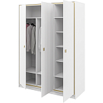 Шкаф белый трёхдверный для одежды Antique Order варинант исполнения - 2 | Loft Concept в Уфе